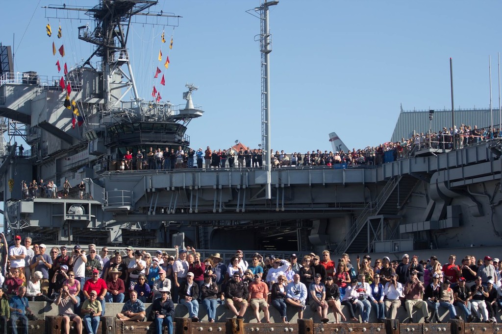 The Crowd - America's Cup World Series Super Sunday San Diego  © John Mangino http://www.icupusa.com/